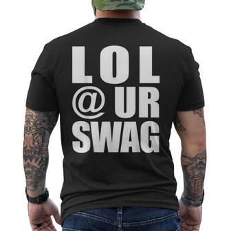 Lol Urwag Fun Dank Meme Driptyle Joke メンズTシャツ バックプリント - Kawaiitshirt