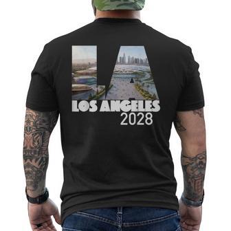 Los Angeles 2028 Men's T-shirt Back Print - Thegiftio