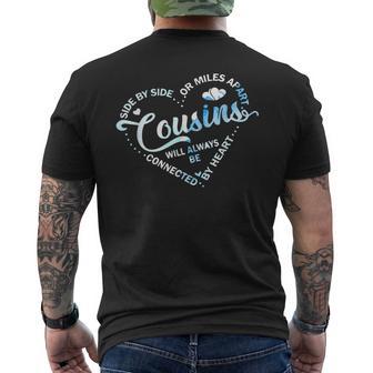Los Primos Uno Al Lado Del Otro O A Millas De Distanciaiempre Estarán Conectados Camiseta Hombre Estampado Espalda - Regaloses
