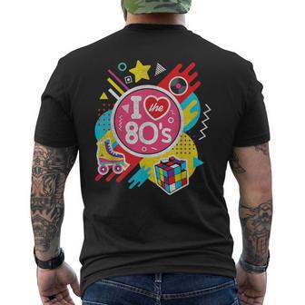 I Love The 80年代シャツ 80年代服 男女兼用 1980年代 メンズTシャツ バックプリント - Kawaiitshirt