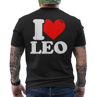 I Love Leo T-shirt imprimé au dos - Cadeauxyz