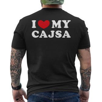 I Love My Cajsa アイ・ラブ・マイ・カジサ 長袖tシャツ メンズTシャツ バックプリント - Kawaiitshirt