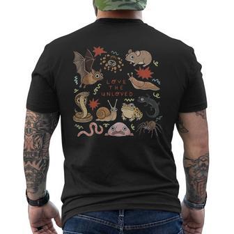Love The Unloved Bugs Insect Entomology Entomologist Science Men's T-shirt Back Print - Thegiftio
