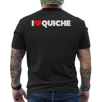 I Love ハート キッシュ メンズTシャツ バックプリント - Kawaiitshirt