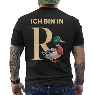 Lustiges Ich Bin In Rente Mit Ente Rentner Ruhestand 2025 T-Shirt mit Rückendruck - Seseable