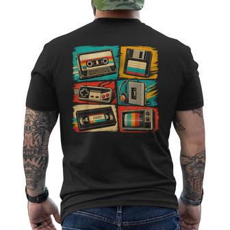 Lustigesintage Retro Outfit 80Er Jahre Für Herren 90Er Jahre Grafik T-Shirt mit Rückendruck - Geschenkecke