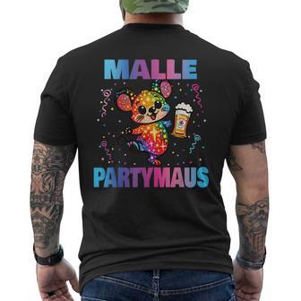 Malle Party Gruppen Mallorca Outfit Damen Herren Party T-Shirt mit Rückendruck - Seseable