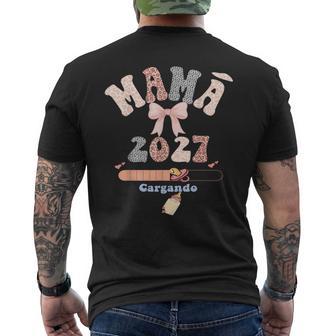 Mamá Futura 2027 Cargando Mamás Embarazadas Embarazo Madre Camiseta Hombre Estampado Espalda - Regaloses