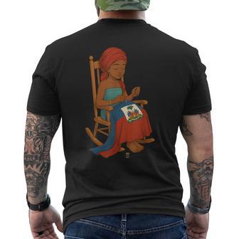 Map Byen Pase Haiti Haitian Flag Day Ayiti Men's T-shirt Back Print | Seseable UK