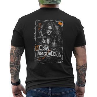 Maria Magdalena En Arte Gótico De Diseño Religioso Camiseta Hombre Estampado Espalda - Regaloses