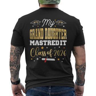 Masters Graduation My Grand-Daughter Mastered It Class 2026 Men's T-shirt Back Print - Thegiftio
