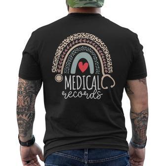 Medical Records Squad Clerk Director Appreciation Week Men's T-shirt Back Print | Seseable UK