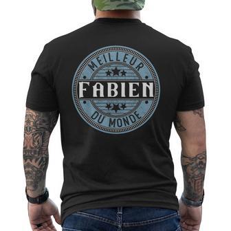 Meilleur Fabien Du Monde T-shirt imprimé au dos - Cadeauxyz