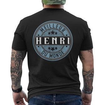 Meilleur Henri Du Monde T-shirt imprimé au dos - Cadeauxyz