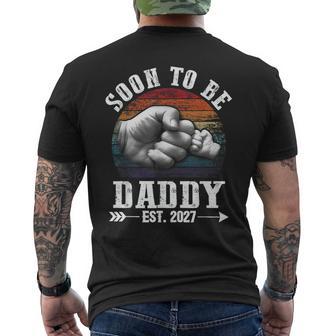 Mensoon To Be Daddy 2027 Retro Embarazo Anuncio Papá Camiseta Hombre Estampado Espalda - Regaloses