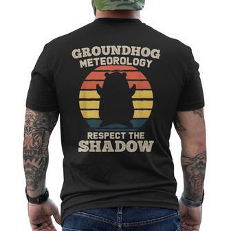 Meteorología De La Marmota Respetar El Día De La Marmota Camiseta Hombre Estampado Espalda - Regaloses