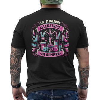 Migliore Allenatrice Regalo Allenatrice Ginnastica Artistica T-shirt da uomo con stampa posteriore - Novitaregali