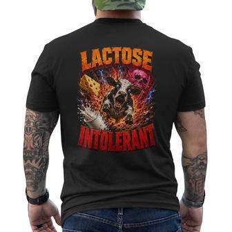 Milch Lustiges Laktose Intolerant Meme T-Shirt mit Rückendruck - Seseable