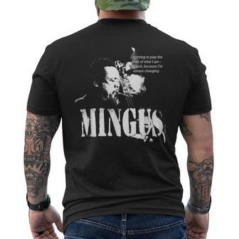 Mingus Jazz Wisdom Bassist Musicien T-shirt imprimé au dos - Cadeauxyz