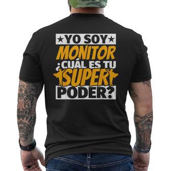 Monitor Regalos Divertidos Camiseta Hombre Estampado Espalda - Regaloses