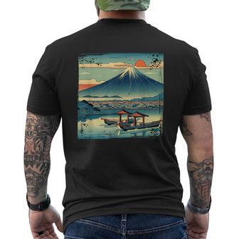 Mont Fuji Japonaisintage -Oleil Levantur La Montagne T-shirt imprimé au dos - Cadeauxyz