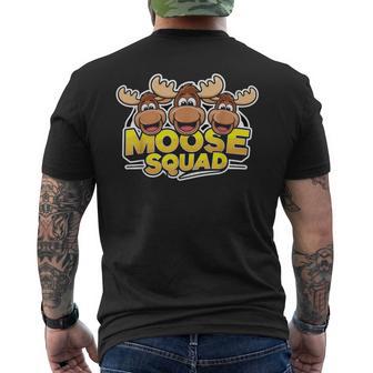 Moose Squad For Moose Lover Stuff Cool Moose Men's T-shirt Back Print - Thegiftio UK