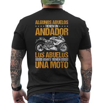 Motero Abuelos Guays Tienen Una Moto Motorista Biker Camiseta Hombre Estampado Espalda - Regaloses