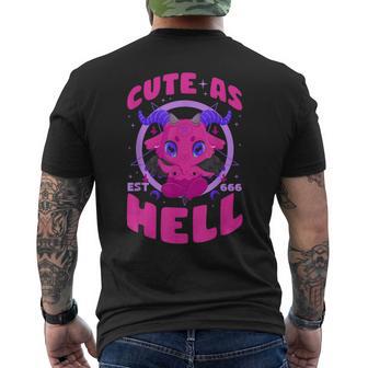 Motif Dessin Animé Mignon Comme L'enfer T-shirt imprimé au dos - Cadeauxyz