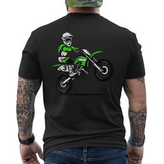 Motocross Niño Moto Cross Piloto Biker Todo Terreno Enduro Camiseta Hombre Estampado Espalda - Regaloses