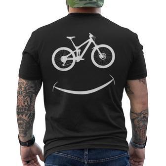 Mountainbike Gesicht Fahrradtrikot Fahrrad Lustig T-Shirt mit Rückendruck - Seseable