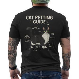 Munchkin Cat Petting Guide Cat Lover Men's T-shirt Back Print - Thegiftio UK