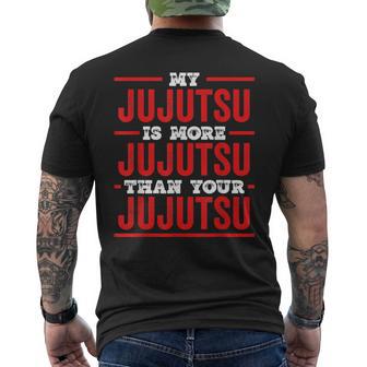 My 呪術廻戦はもっと呪術廻戦 面白い 呪術廻戦 メンズTシャツ バックプリント - Kawaiitshirt