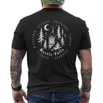 Mystic Falls Nature Lovers Outdoor Enthusiasts Adventure Men's T-shirt Back Print | Seseable UK