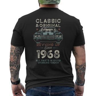 Nacido En 1968 Muscle Car 58 Cumpleaños Camiseta Hombre Estampado Espalda - Regaloses
