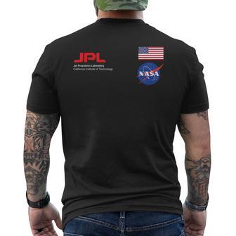 Nasa Jpl The Grand Tourpace Travel Poster メンズTシャツ バックプリント - Kawaiitshirt
