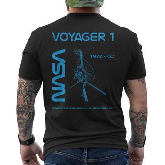 Nasaoyager 1 Nave Espacial Lanzada 5 Deeptiembre De 1977 Camiseta Hombre Estampado Espalda - Regaloses