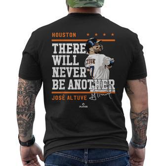 Never Be Another Jose Altuve Houston Mlbpa メンズTシャツ バックプリント - Kawaiitshirt