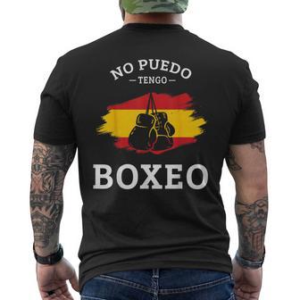 No Puedo Tengo Boxeo Boxing Boxeador Atleta Chico Divertido Camiseta Hombre Estampado Espalda - Regaloses