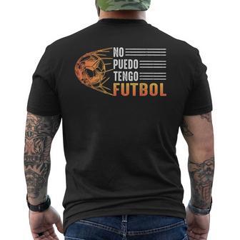 No Puedo Tengo Futbol Jugador De Fútbol Divertida Futbolero Camiseta Hombre Estampado Espalda - Regaloses