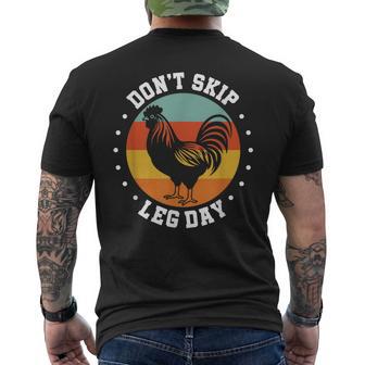 No Tealtes El Día De Las Piernas Camiseta Hombre Estampado Espalda - Regaloses