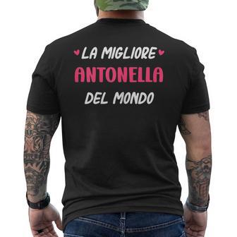 Nome Antonella La Migliore Antonella T-shirt da uomo con stampa posteriore - Novitaregali