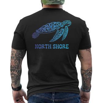 Northhore ハワイ ハワイアン ウミガメ タトゥー トライバルビーチ メンズTシャツ バックプリント - Kawaiitshirt