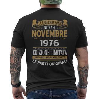 Novembre 1976Intage Maglia 50 Compleanno Anni Uomo Donna T-shirt da uomo con stampa posteriore - Novitaregali
