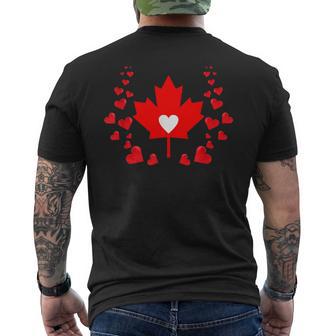 Oh Canada Maple Leaf Bonita Bandera Canadiense Eh I Love Canada Camiseta Hombre Estampado Espalda - Regaloses