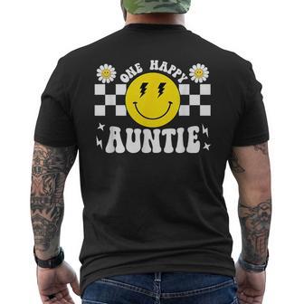 One Happy Dude Auntie 1St Birthday Family Matching Men's T-shirt Back Print - Thegiftio UK