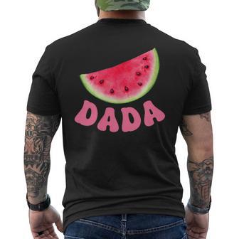 One In A Melon Dada 1St Birthday Party Family Matching Men's T-shirt Back Print - Thegiftio UK