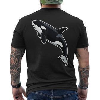 Orca Ballena Océanoidailvestre Animal Marino Diseño Camiseta Hombre Estampado Espalda - Regaloses