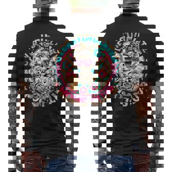 Overstimulated Moms Club Mental Health Skeleton Men's T-shirt Back Print | Seseable CA