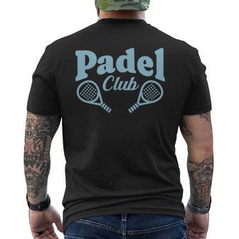 Padel Tennis Für Padelpieler Padel Club T-Shirt mit Rückendruck - Seseable
