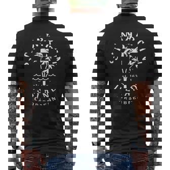 Palmier Rétro Cool Det Martin Des Caraïbes T-shirt imprimé au dos - Cadeauxyz